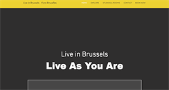 Desktop Screenshot of liveinbrussels.com